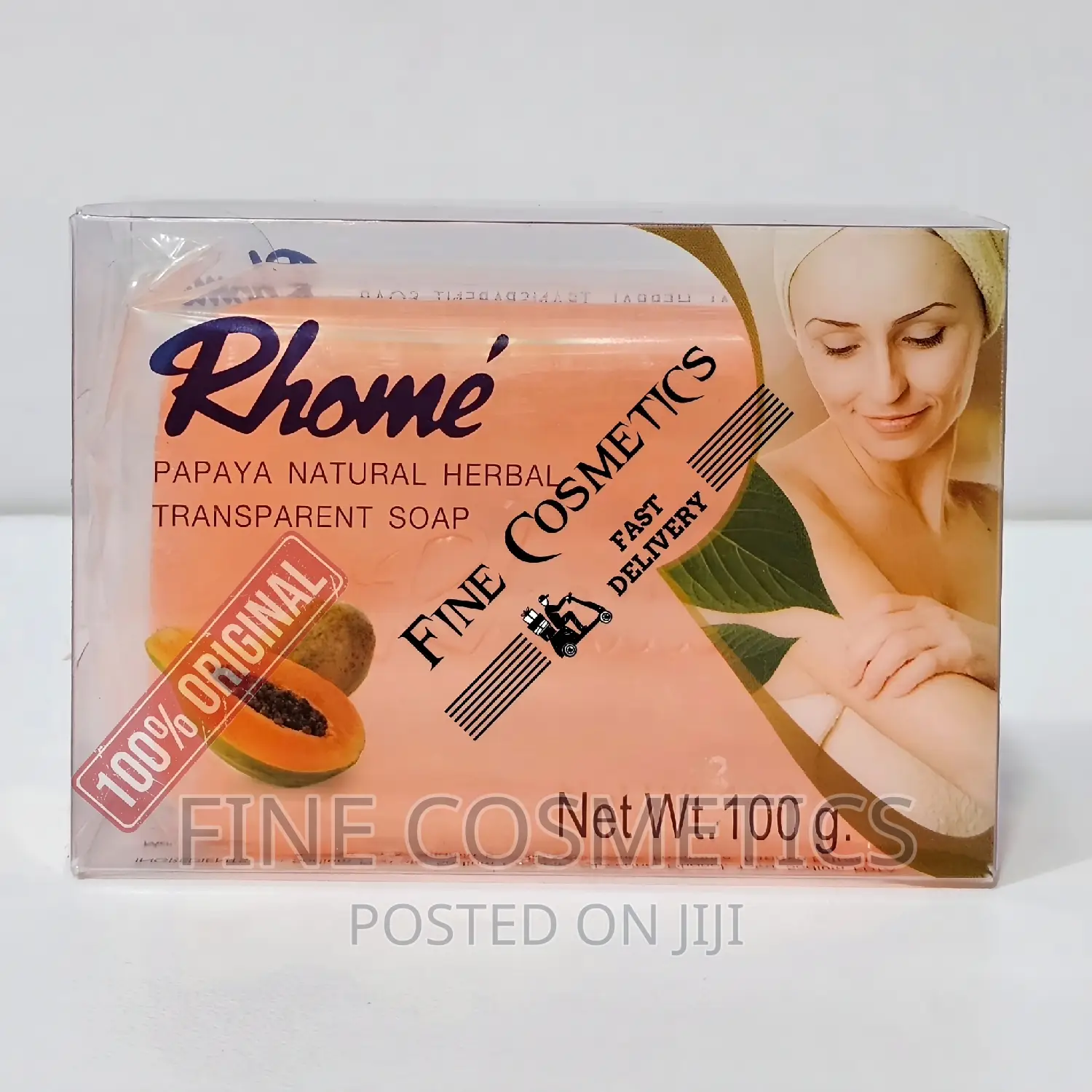 RHOME Transparent Natural Papaya Herbal Soap for Black Spots