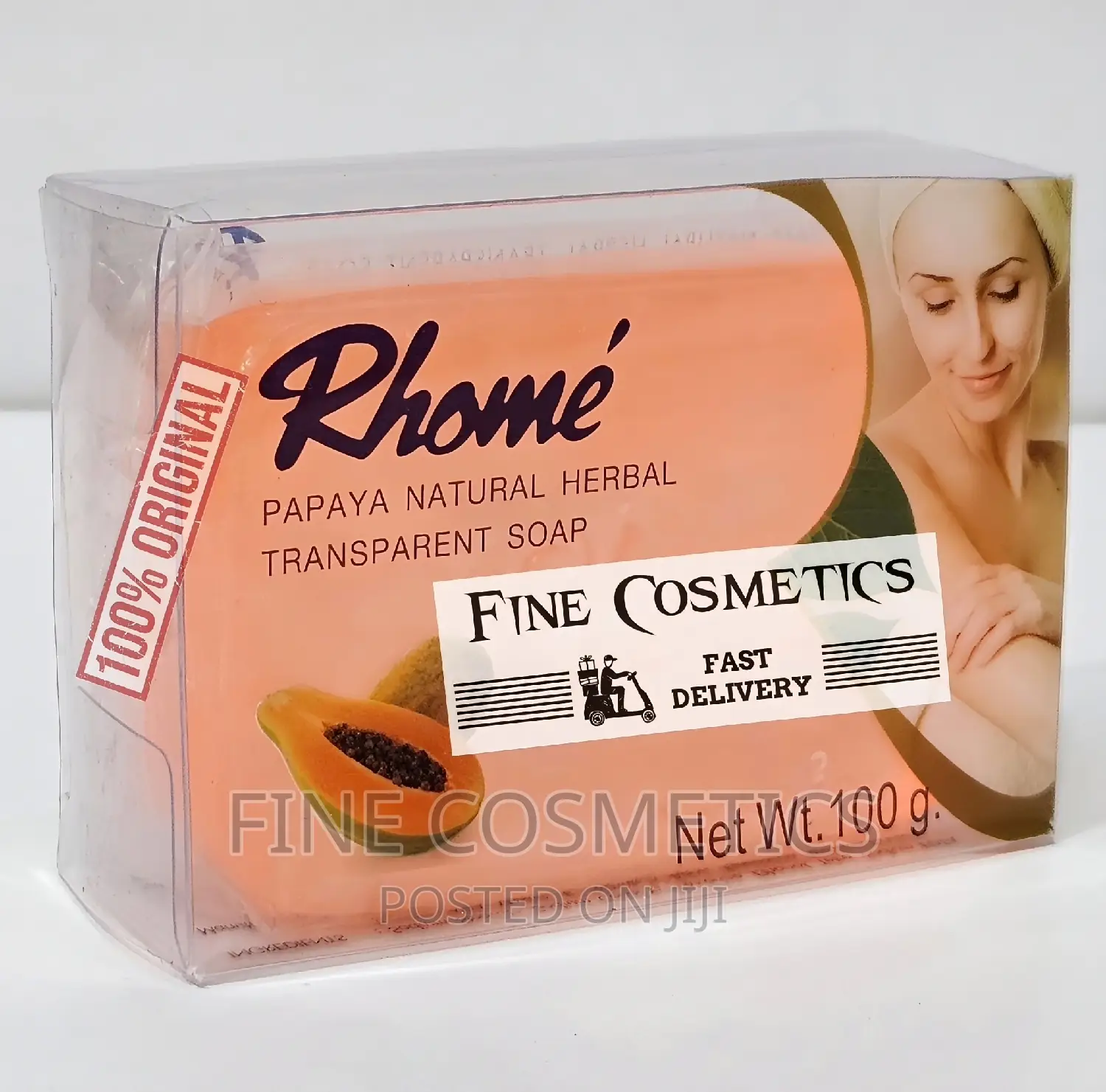 RHOME Transparent Natural Papaya Herbal Soap for Black Spots