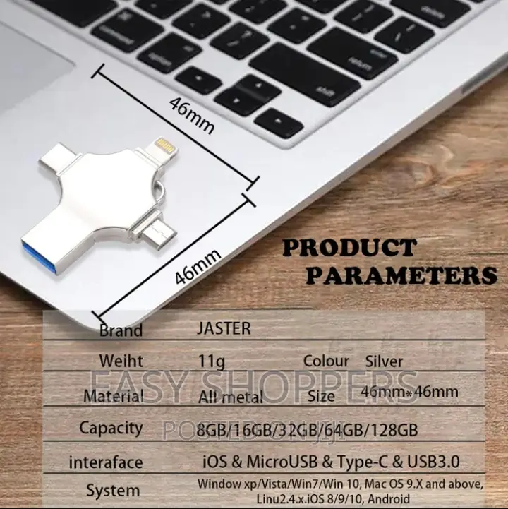 4 in 1 USB OTG Flash Driver Compatible