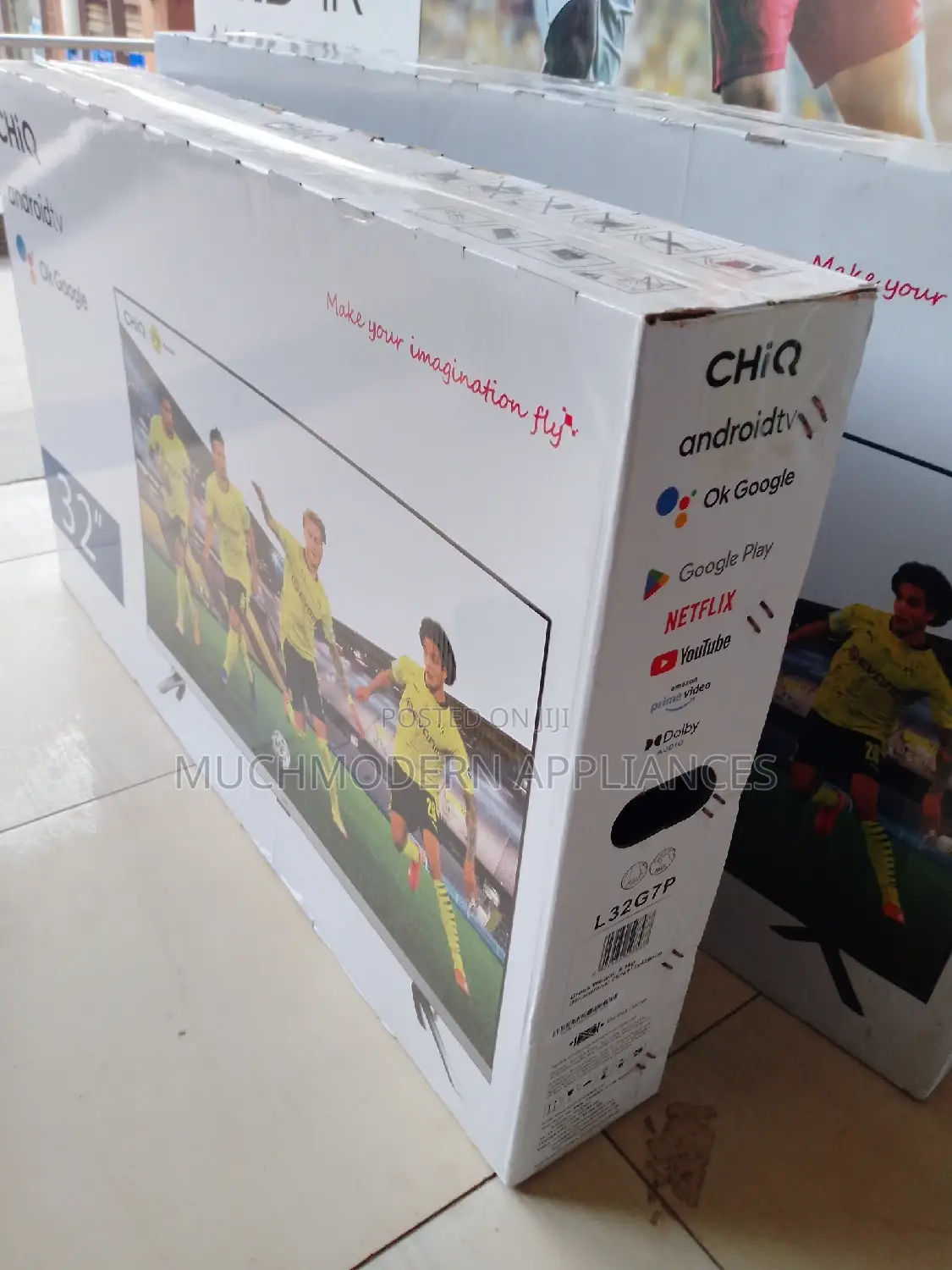 Chiq 32 Inches Smart Android Frameless Tv