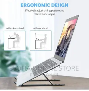 Macbook Pro Portable Folding 6 Level Adjustable Angle Stand