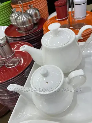 Ceramic Teapot 500ml 900ml White