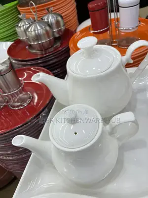 Ceramic Teapot 500ml 900ml White