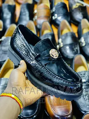 Original Versace Big Sole Shinny Mirror Shoes
