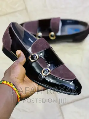 Original Double Brest Shinny Suede Double Brest Shoes