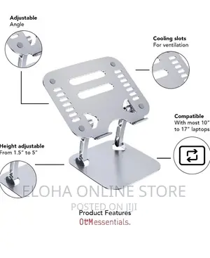 Aluminum Alloy Adjustable Notebook Tablet Stand
