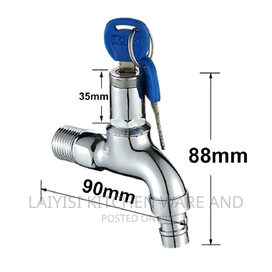 Anti Theft Faucet With Lock Key Faucet Outside