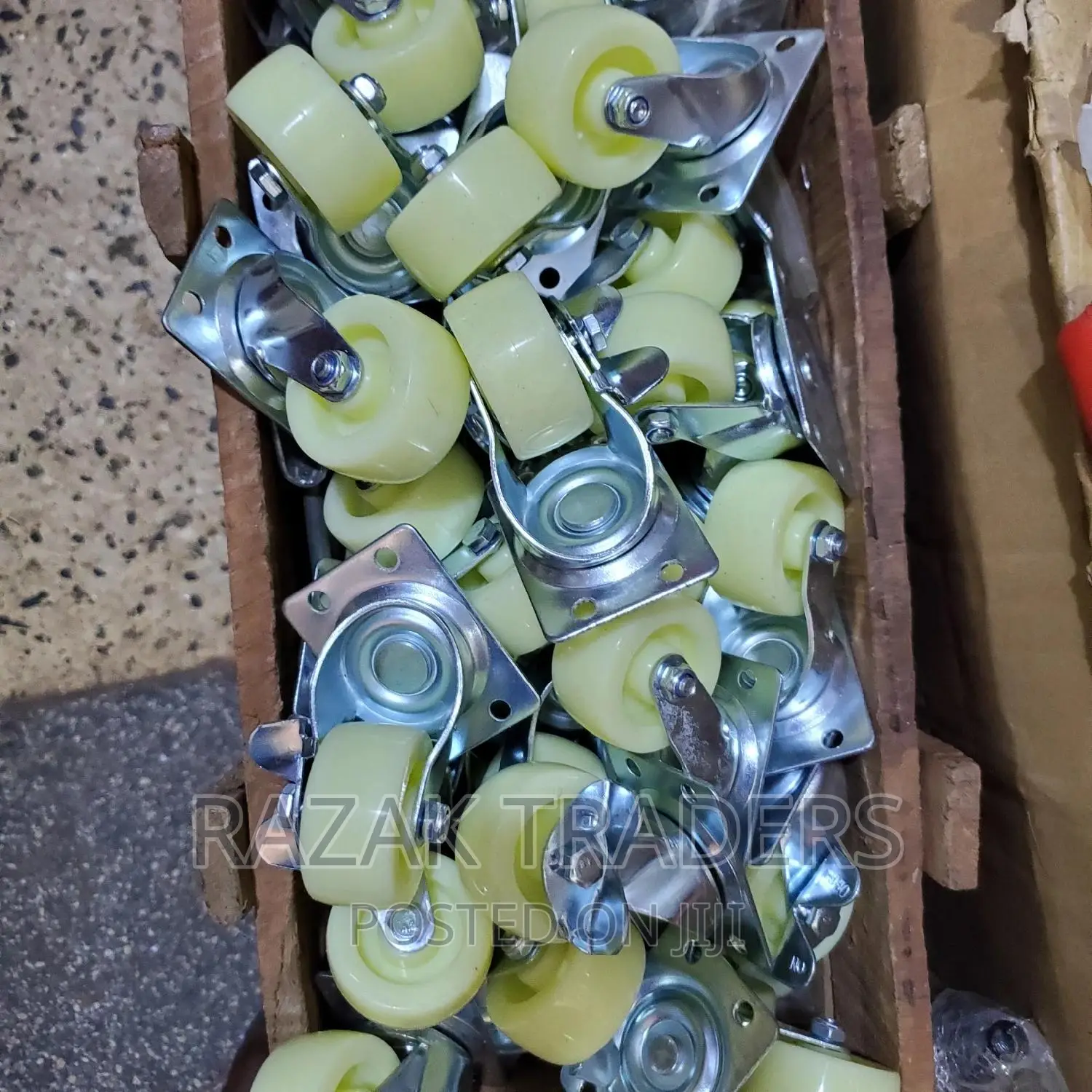 4X1.5 Nylon Trolley Caster Wheel, Load Capacity: 100 Kg