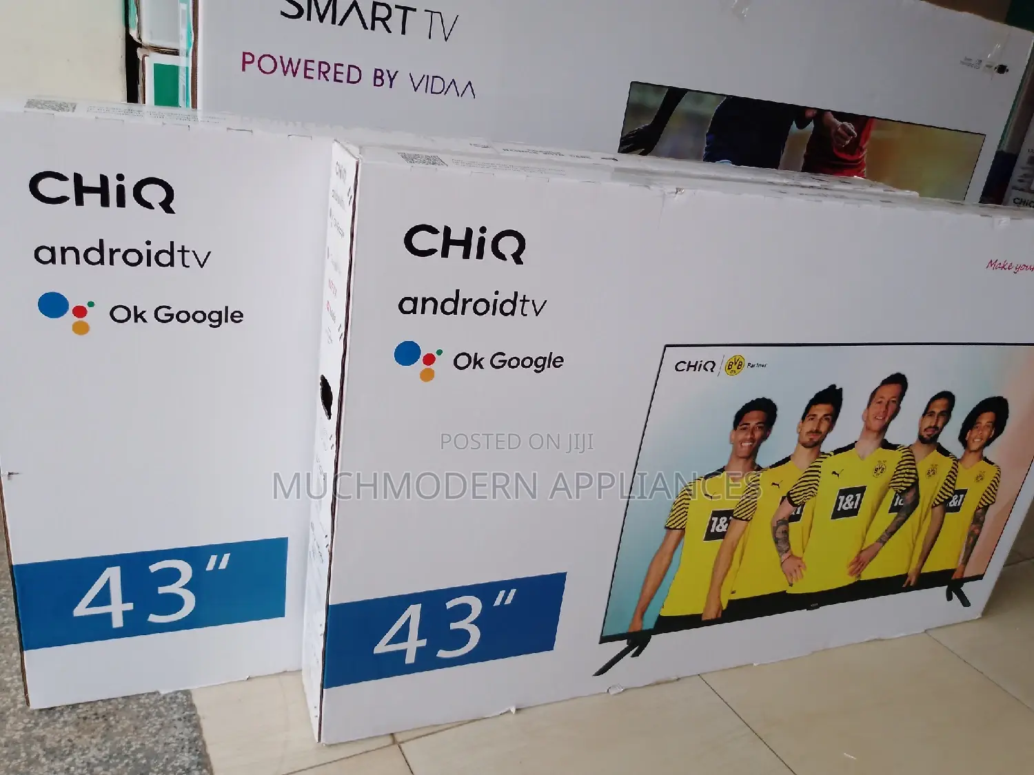 Chiq 43 Inch Smart Android Frameless Tv With Bluetooth