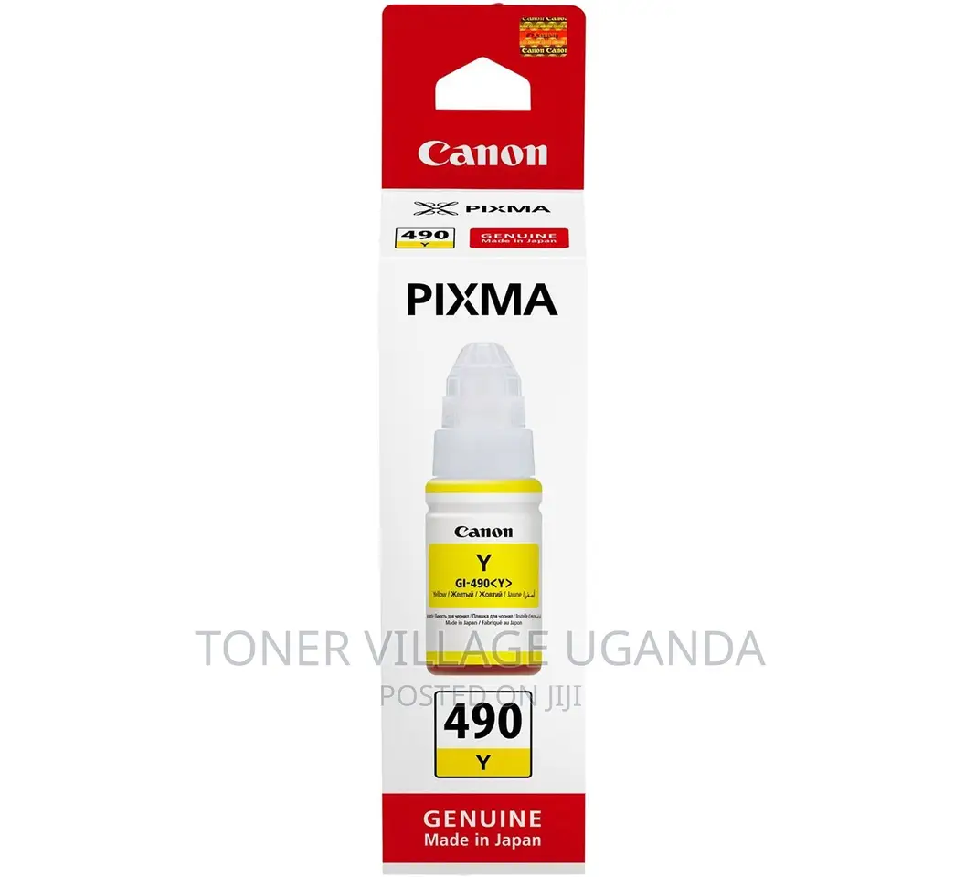 490 Yellow Ink for Canon Pixma G Series 2400 G 3411