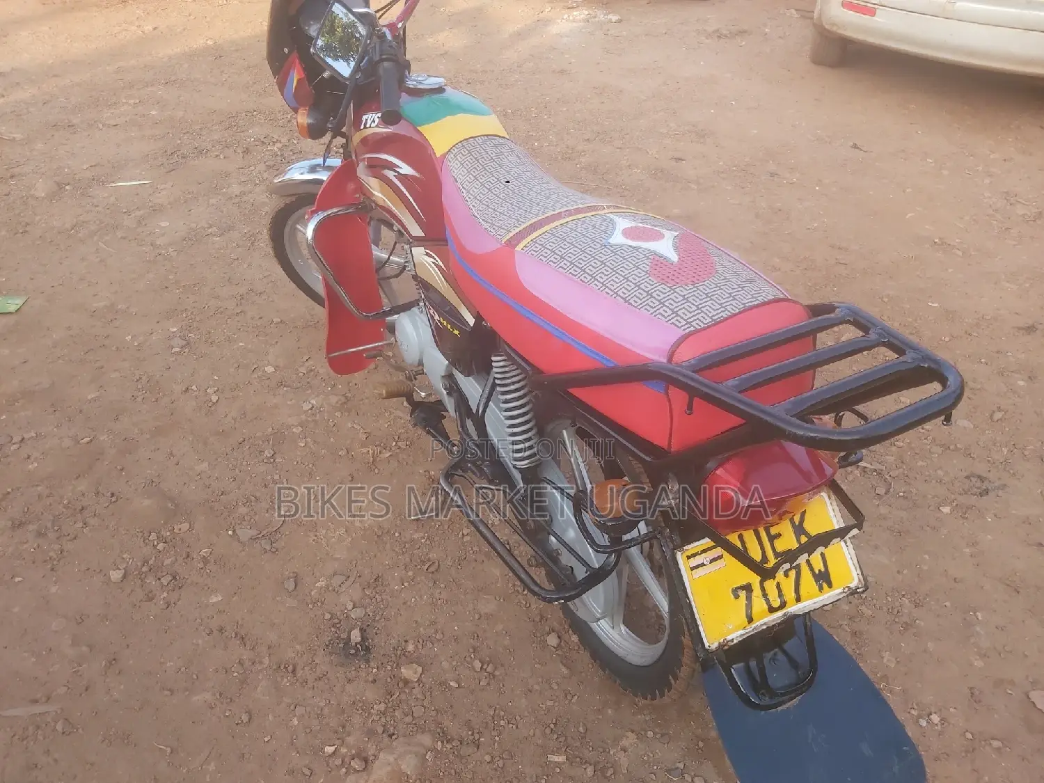 TVS XL 100 2018 Red
