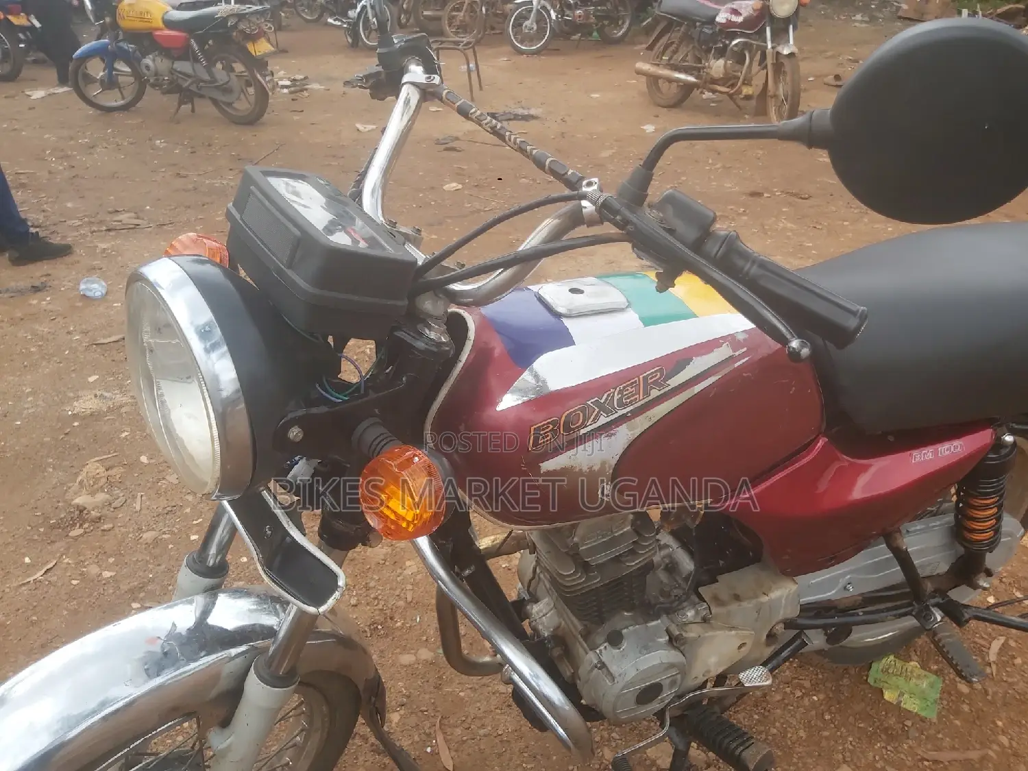 Bajaj Boxer 2017 Red