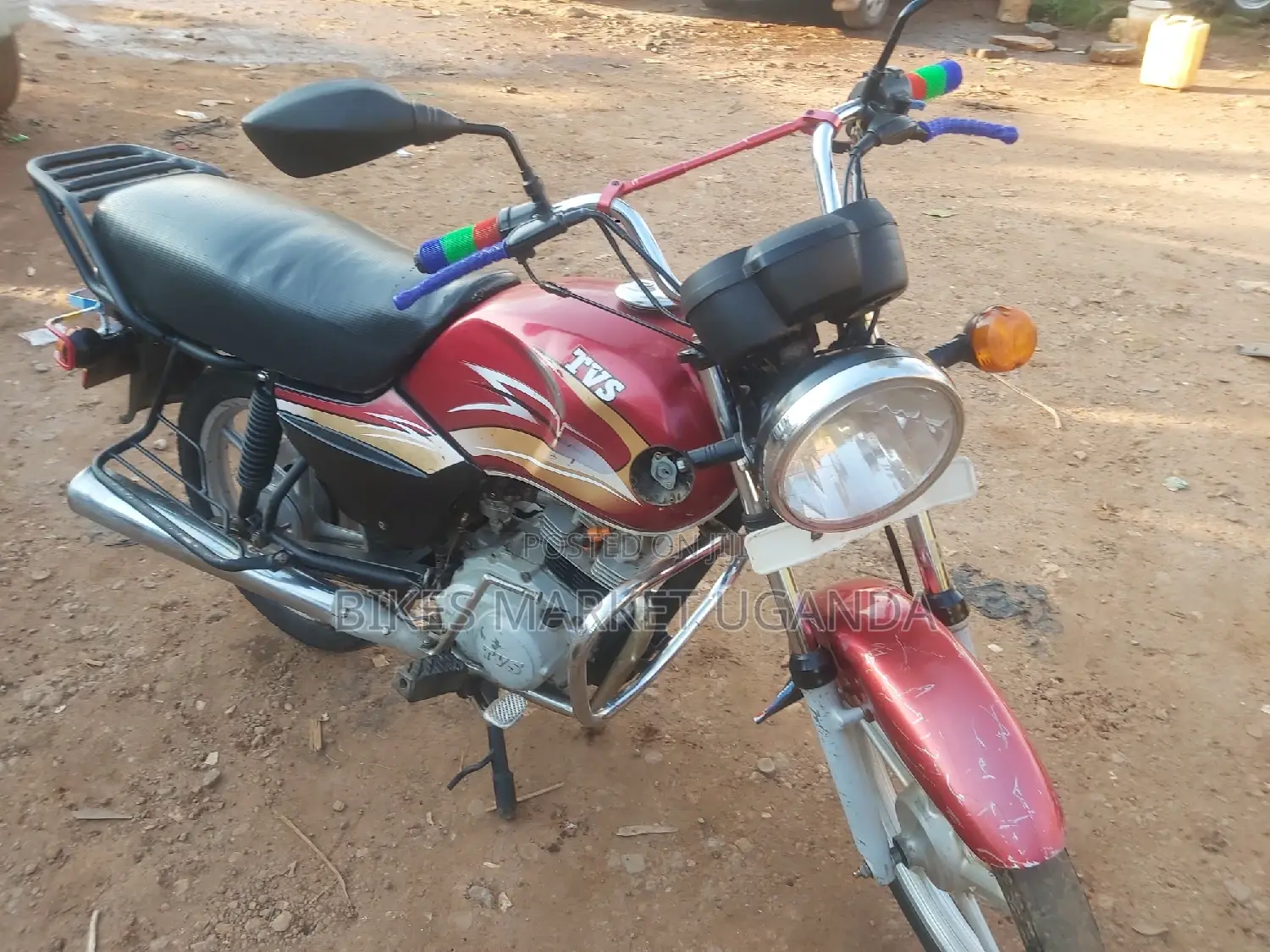 TVS XL 100 2017 Red
