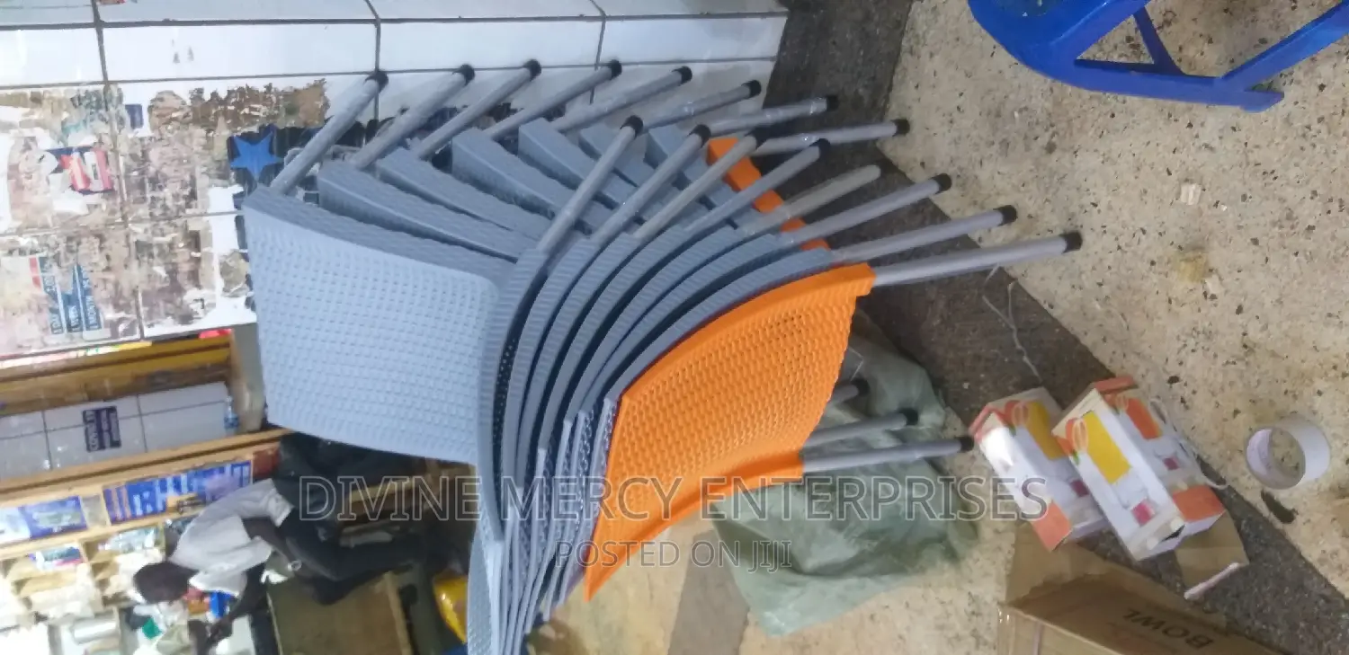 Steel Leg Armless Chair