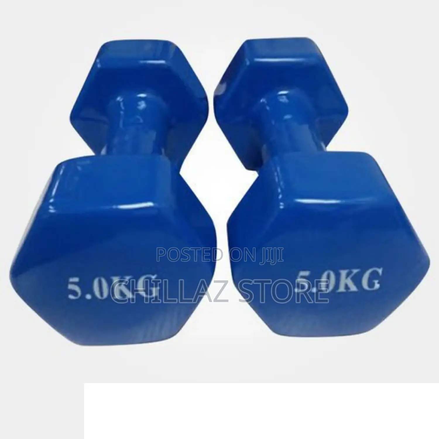 1 Pair of 5kg Dumbbell.