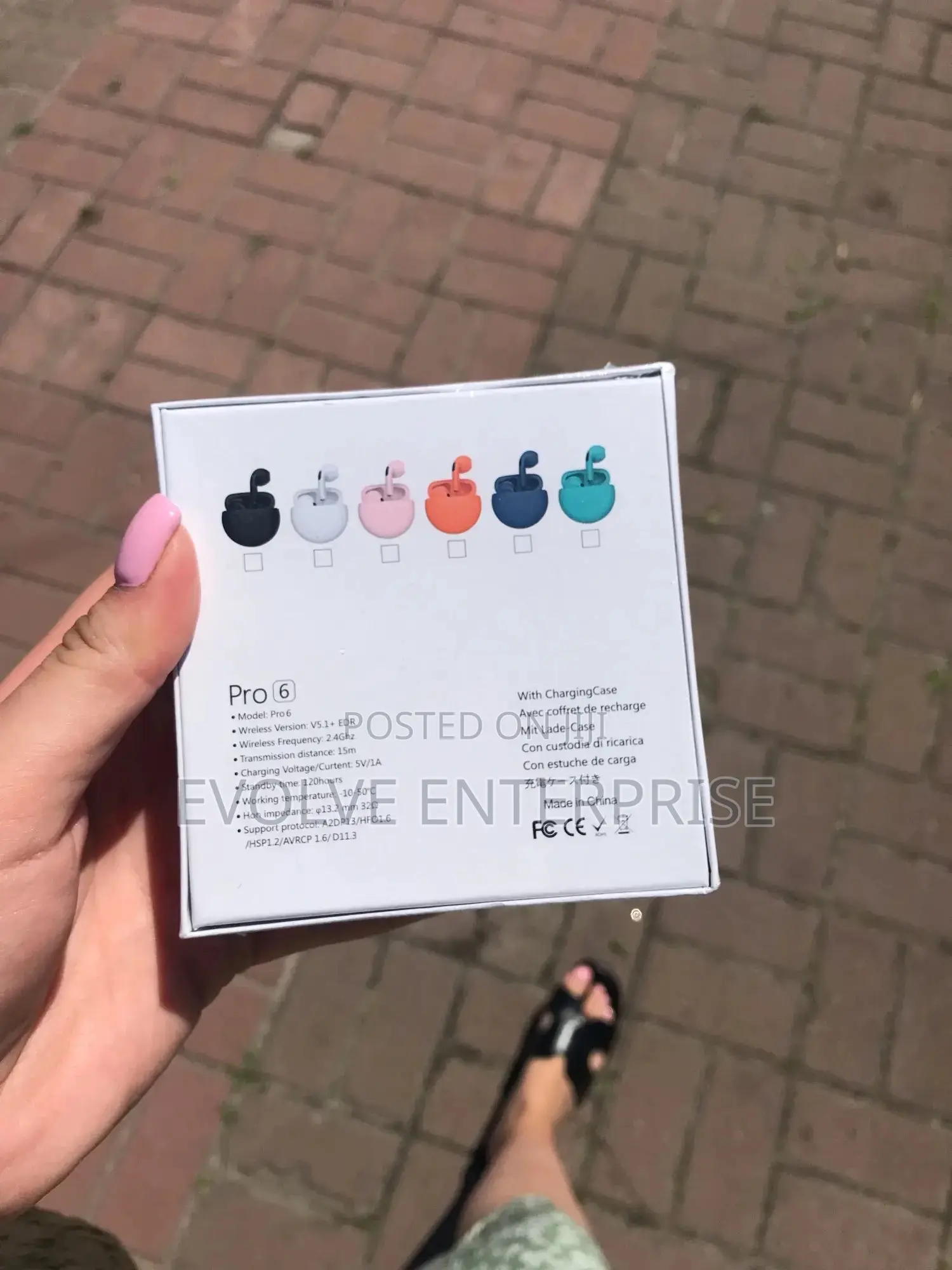 Original Pro6 TWS Wireless Bluetooth Earphones
