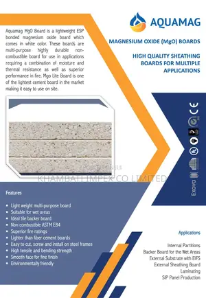 Photo - Magnisium Board Water Proof Board