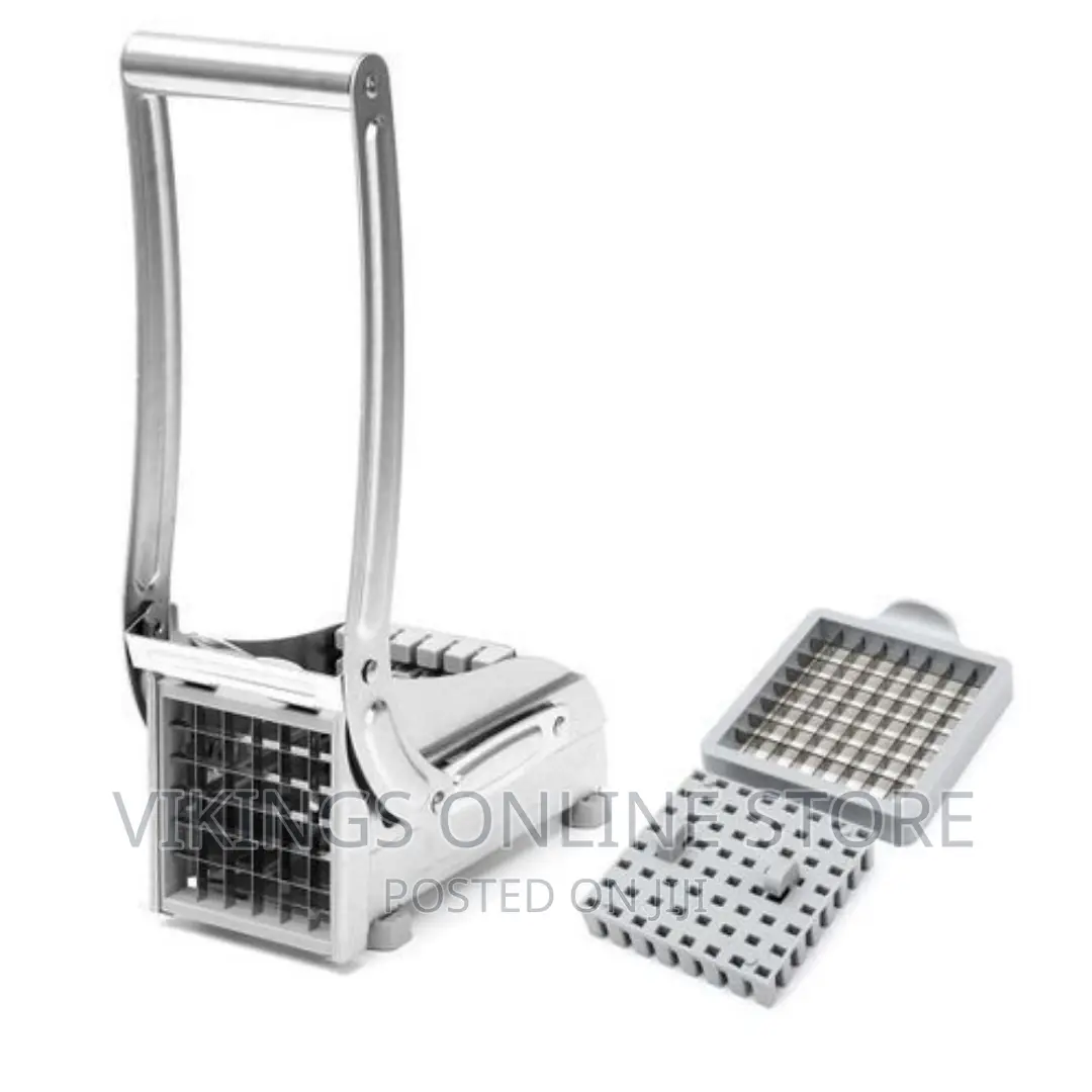 Stainless 2 Blades Potato Chipper Slicer Chip Cutter Chopper