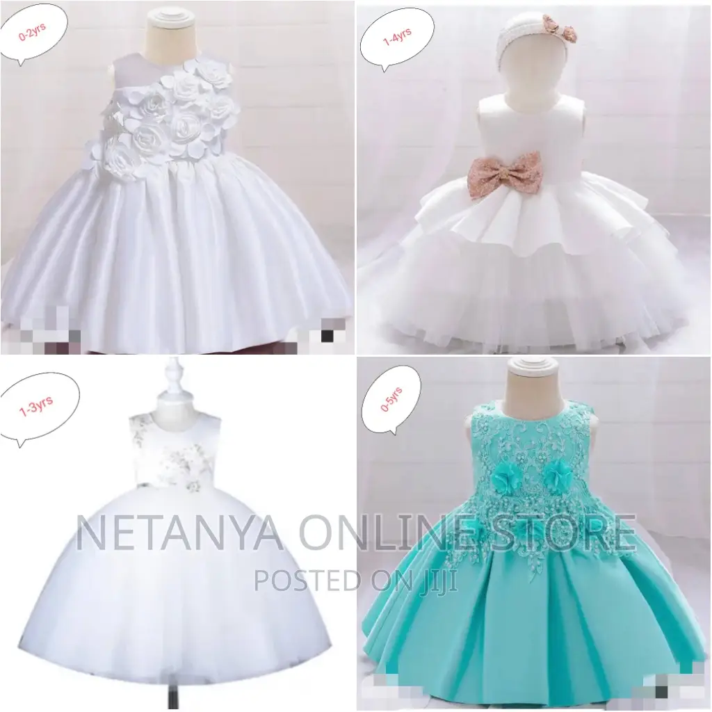 0-5yrs Girl's Party Dress