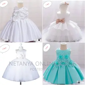 0-5yrs Girl's Party Dress