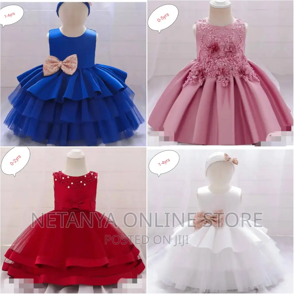 0-5yrs Girl's Party Dress