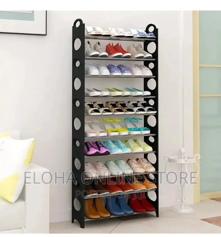 Plastic Shoe Rack 30 Pairs