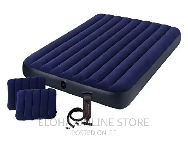 Intex Inflatable Mattress With Two Pillows