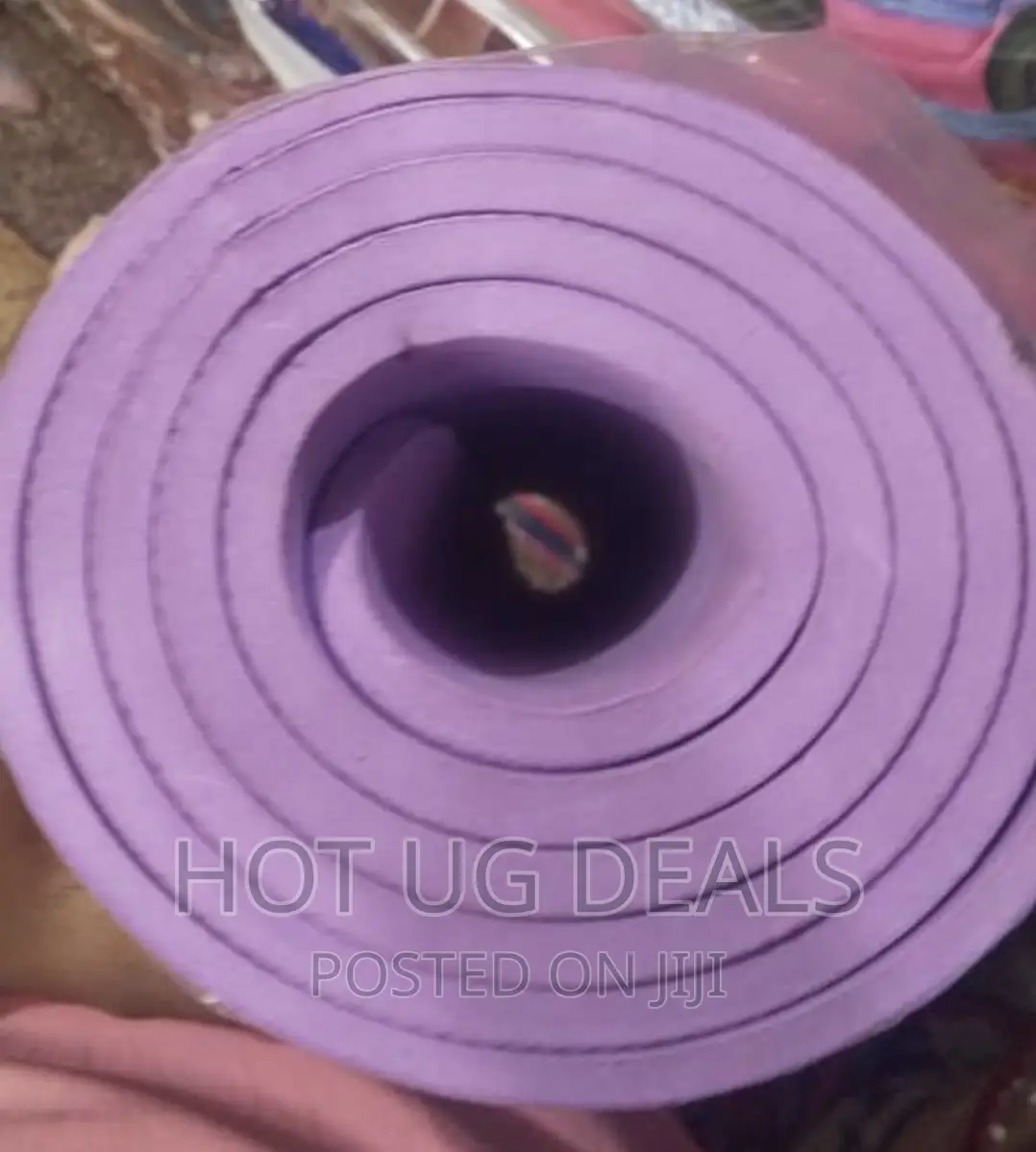 6mm Thick 68x24 Inch Big Size Yoga Mat-purple