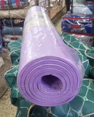 6mm Thick 68x24 Inch Big Size Yoga Mat-purple