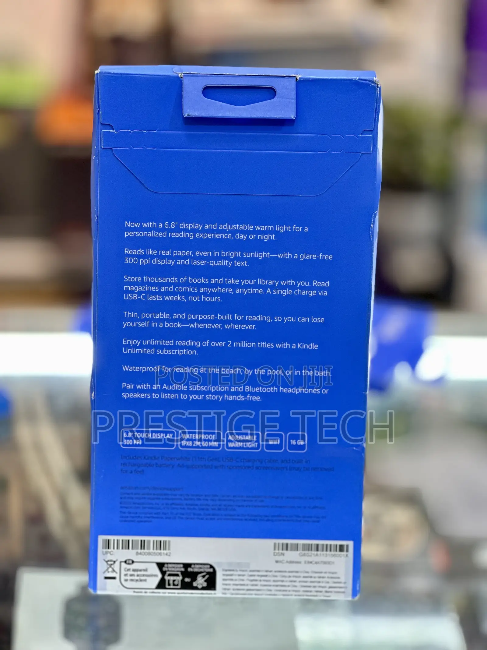 New Amazon Kindle Paperwhite 16 GB Blue