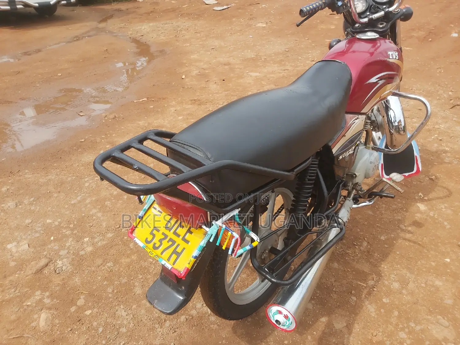 TVS XL 100 2017 Red