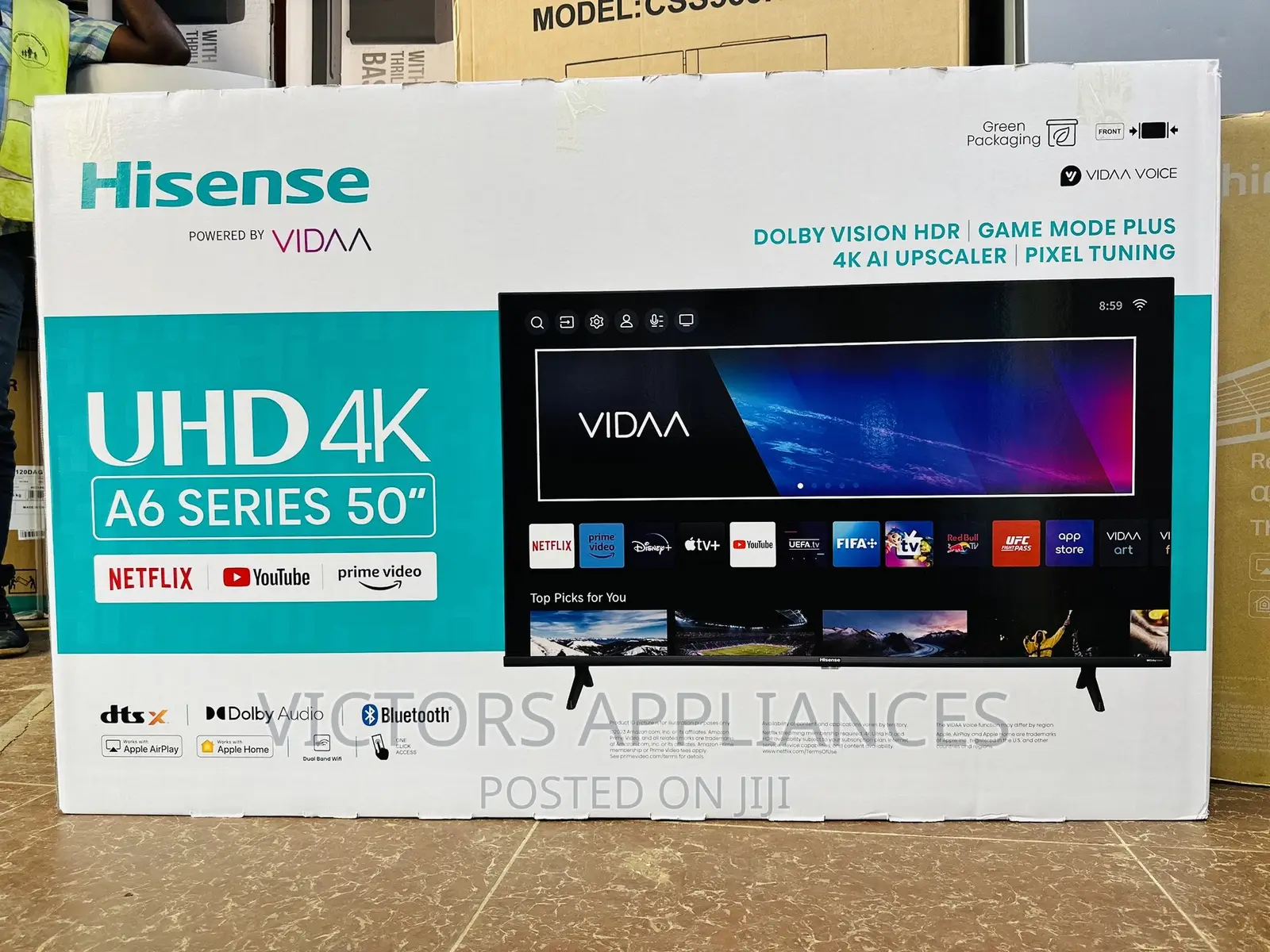 Hisense 50inches UHD Smart Tv
