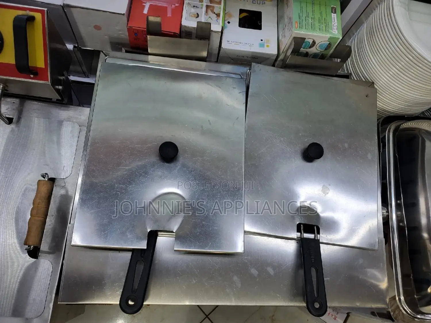 Commercial Gas Deepfryer Double
