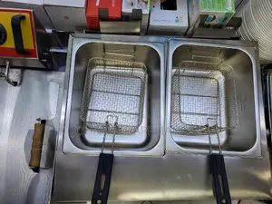 Commercial Gas Deepfryer Double