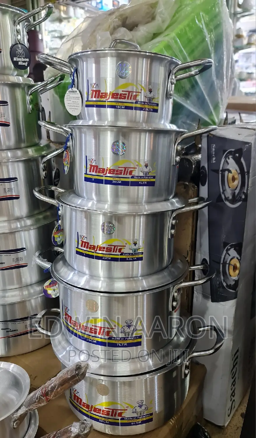 Majestic 5pc Heavy-Duty Saucepans
