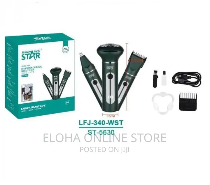 Winningstar 3 in 1 Rechargeable Hair/Nose Trimmer
