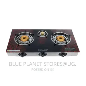 SONASHI Triple Gas Burner/Stove \\ Ceramic Glass \ SGB-305GN