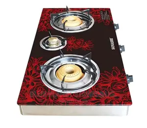 SONASHI Triple Gas Burner/Stove \\ Ceramic Glass \ SGB-305GN