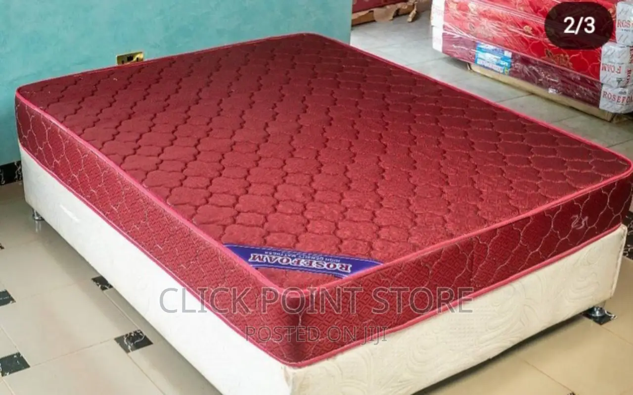 6 by 6 8 Inch Mattress/Rosefoam 6 by 6 Deluxe Quilted 8 Inch