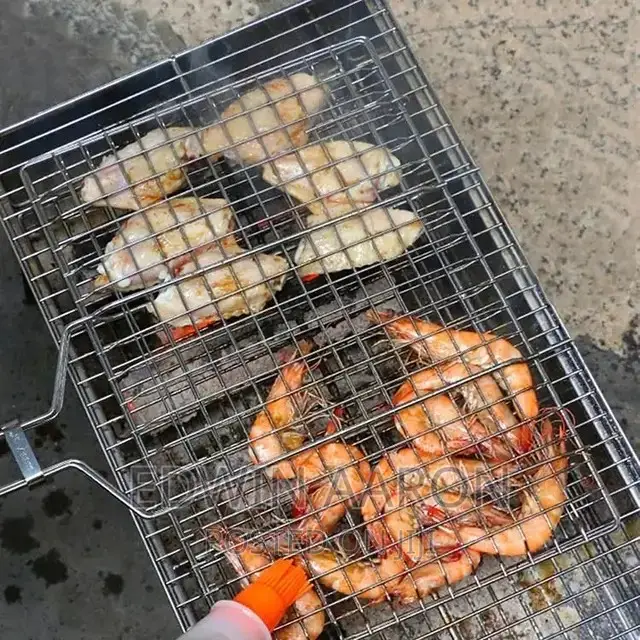 Barbeque Grill Net Baskets (Big And Small Sizes)