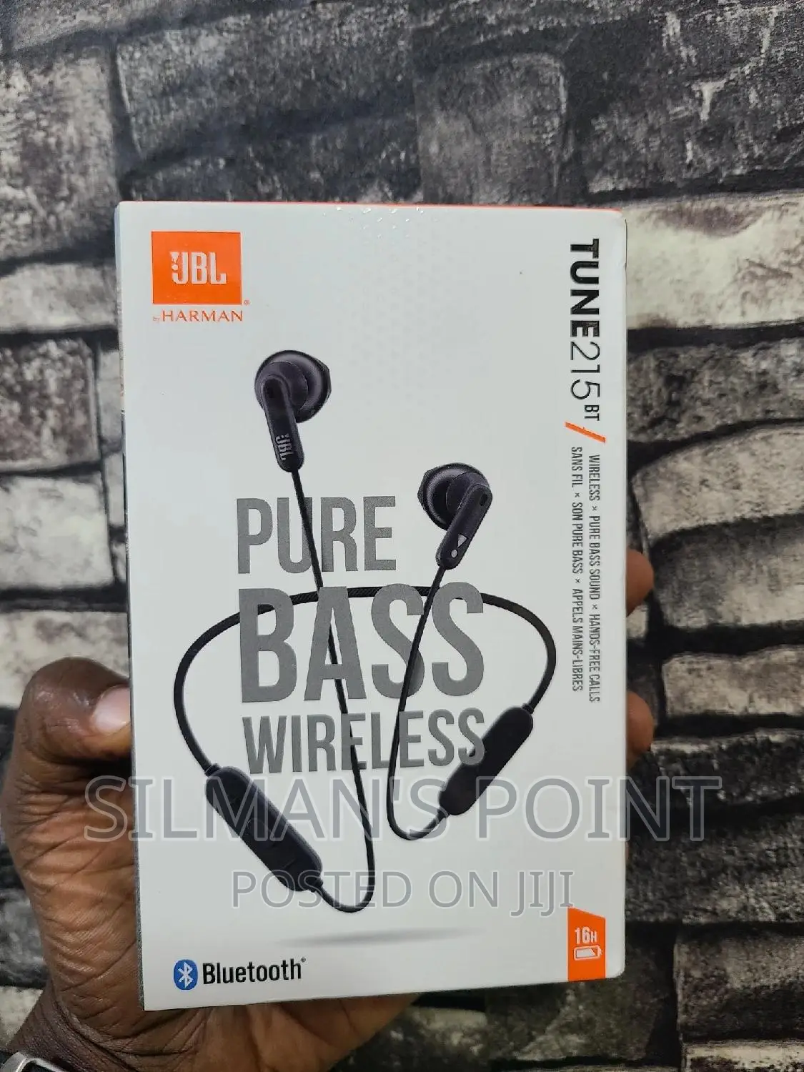 JBL Tune 215bt Black Neckband Earphones