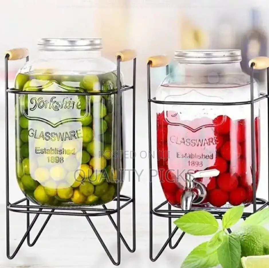 Glass Juice Dispenser