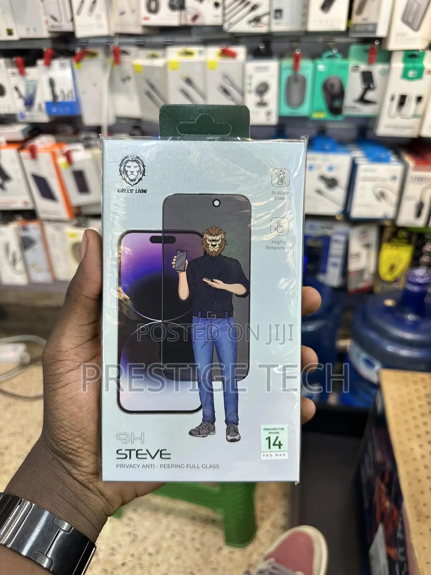 Green Lion Screen Guards for All iPhones 16, 15, 14, 13, 12