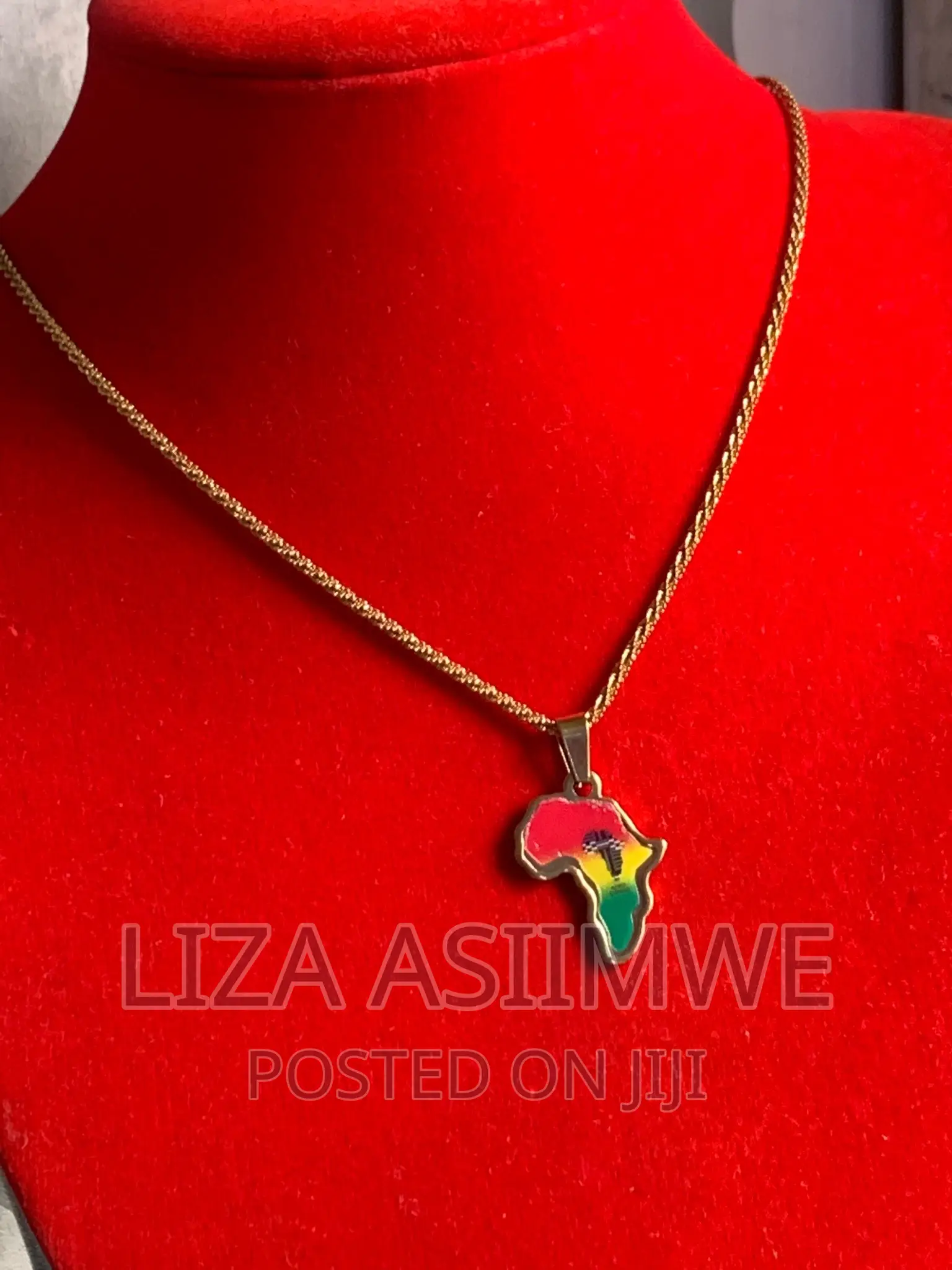 Simple Necklaces Available With an African Pendant