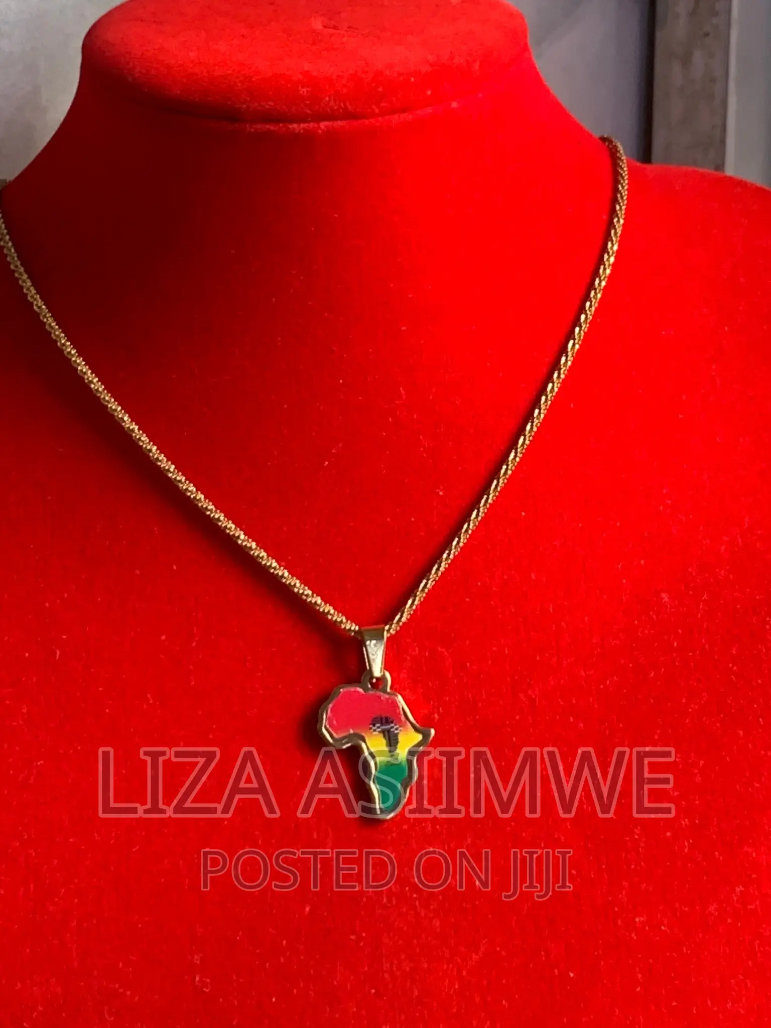 Simple Necklaces Available With an African Pendant