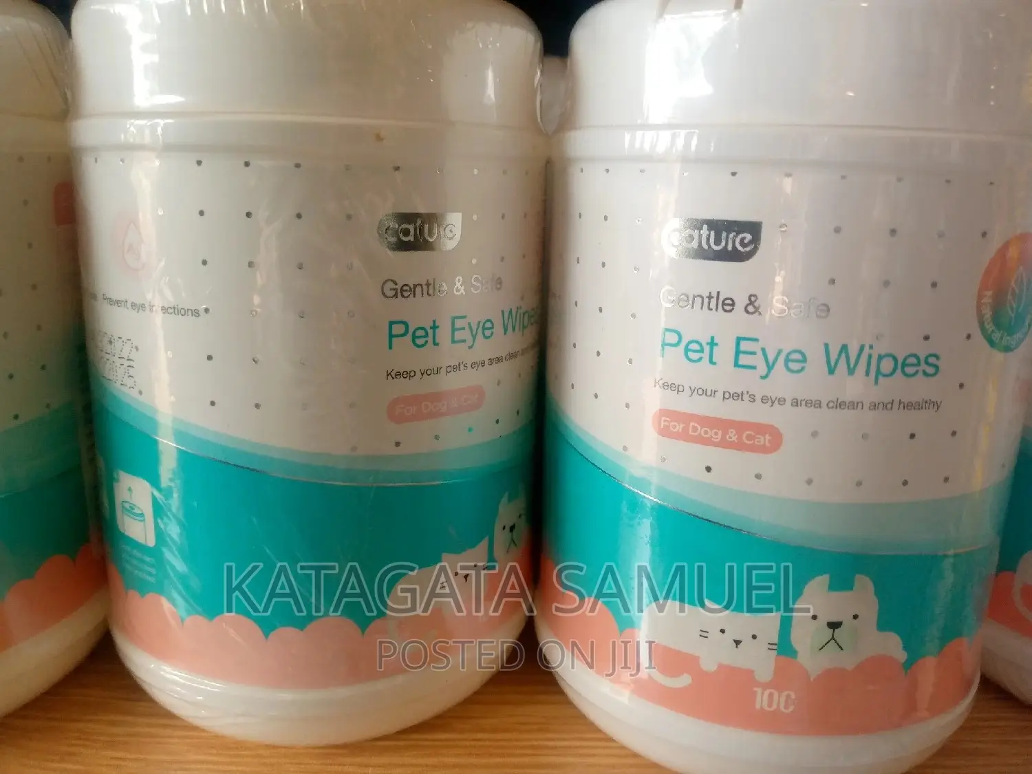 Pet Eye Wipes Gentle Safe for Dogs and Cats