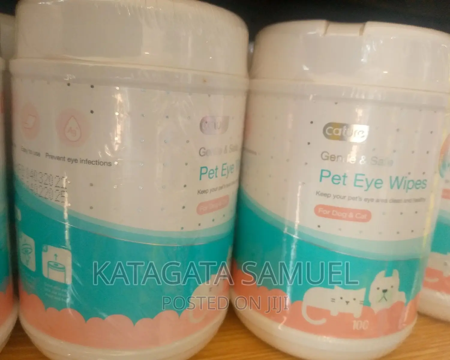 Pet Eye Wipes Gentle Safe for Dogs and Cats