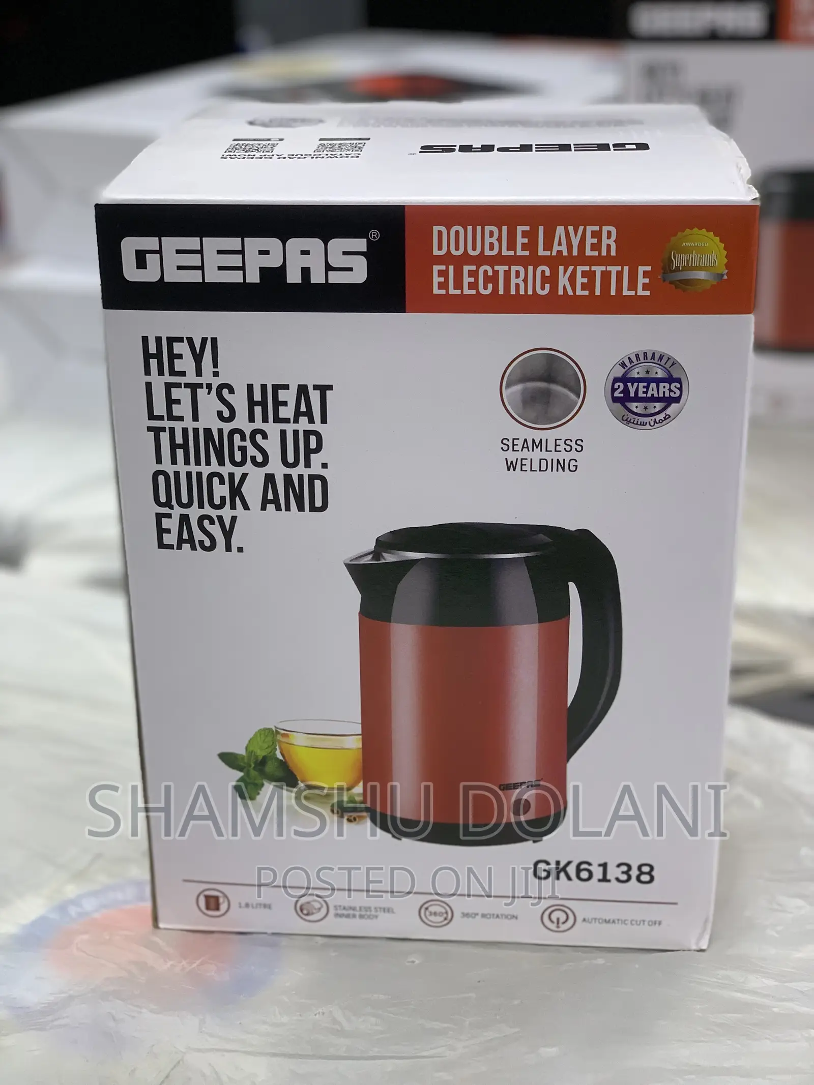 Double Layer Electric Kettle