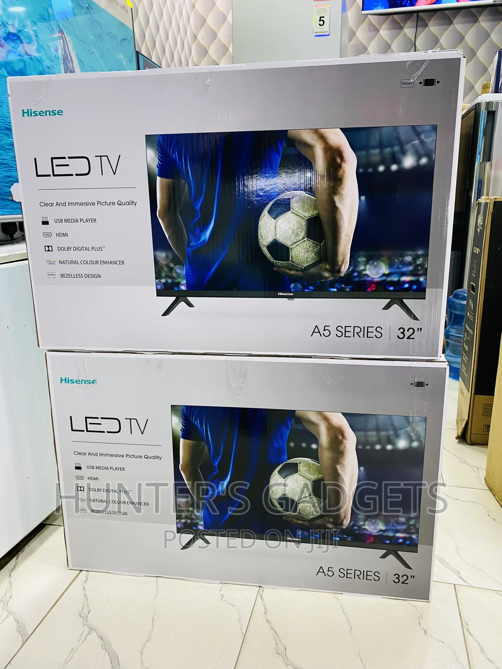 Hisense Thirty Two Inches Digital Frameless Tv Brand New