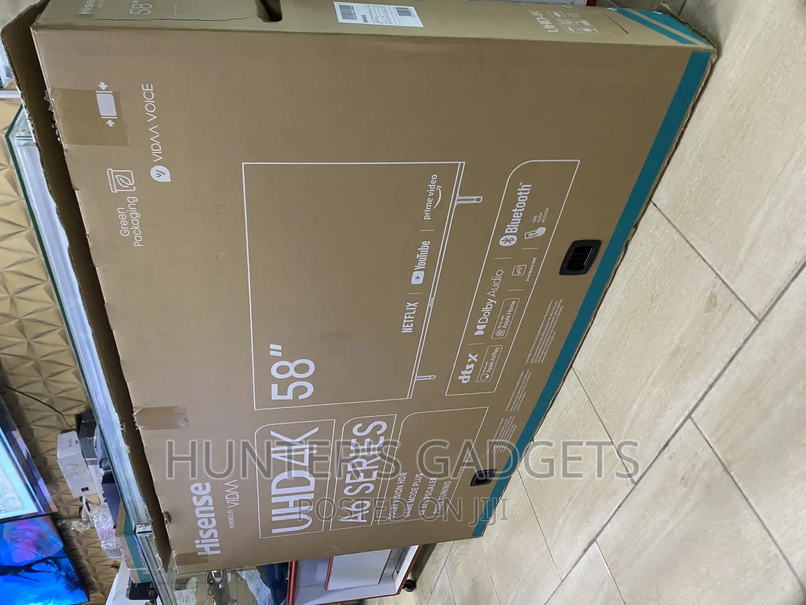 Hisense 58 Inches Smart Uhd A6 Series Frameless Brand New